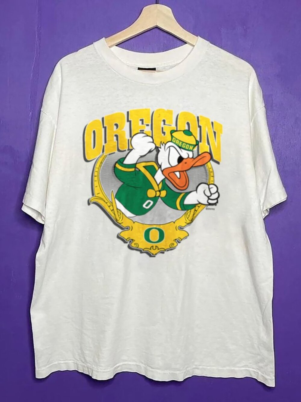 Vintage 90s University of Oregon Duck Shirt, Oregon Ducks Men Women Shirt Tee